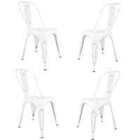 Thumbnail for Silla Tolix Metal Comedor Casa Restaurante Exterior 4 Piezas