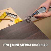 Thumbnail for Minisierra Accesorio Mototool 670 Madera Aluminio Dremel