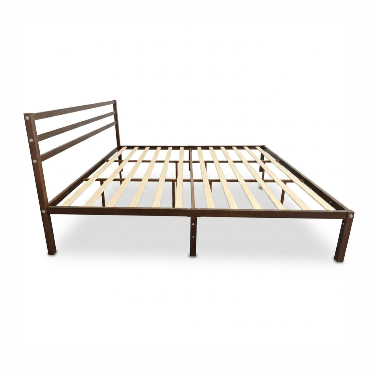 Base Cama King Size Metal y Madera Minimalista Resistente