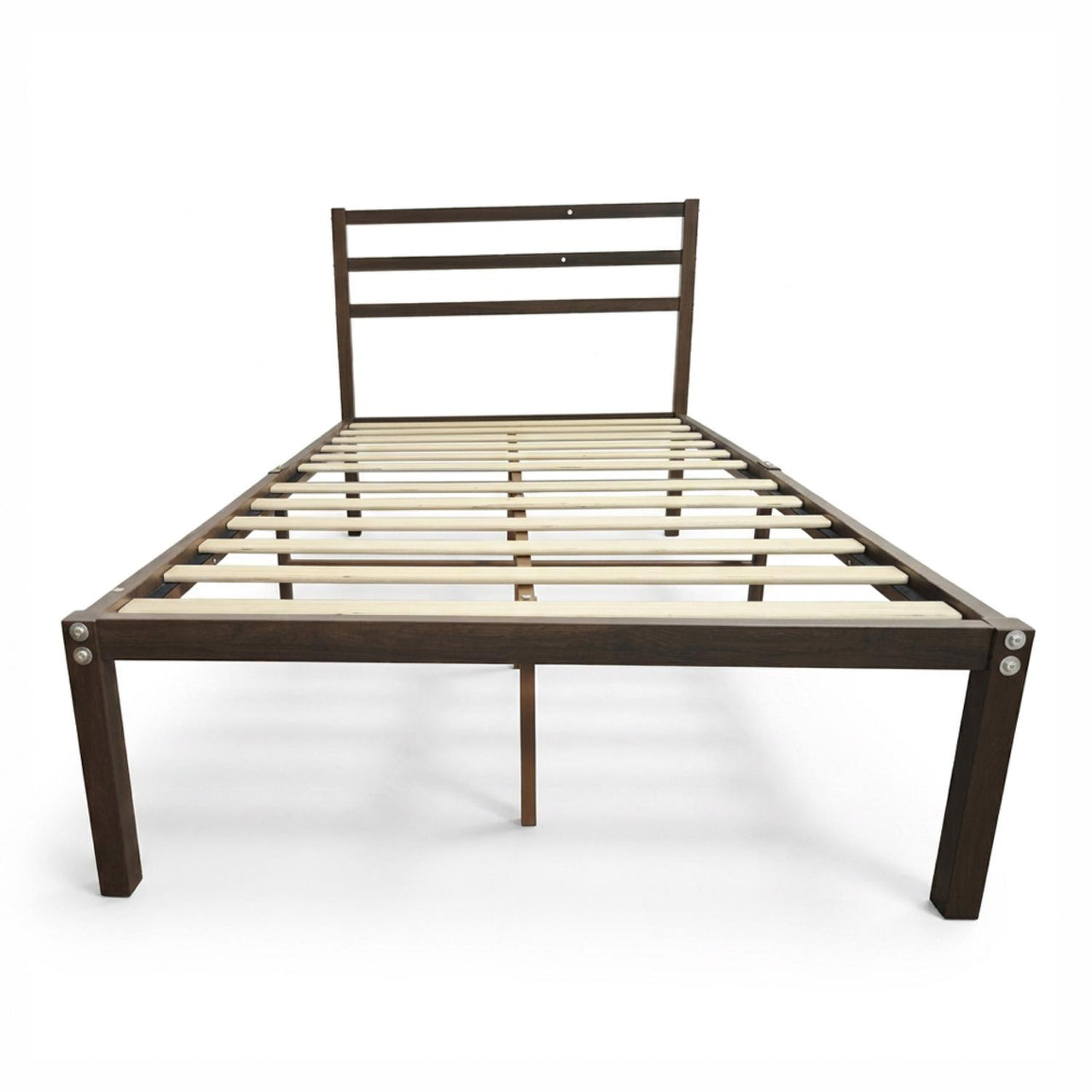 Base Cama Individual Metal y Madera Minimalista Resistente