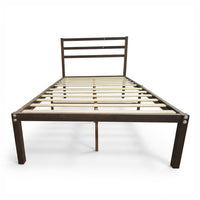 Thumbnail for Base Cama Individual Metal y Madera Minimalista Resistente