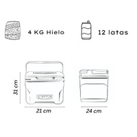 Thumbnail for Hielera Hartplas Izta Capacidad 9 Qt 8.5 Litros