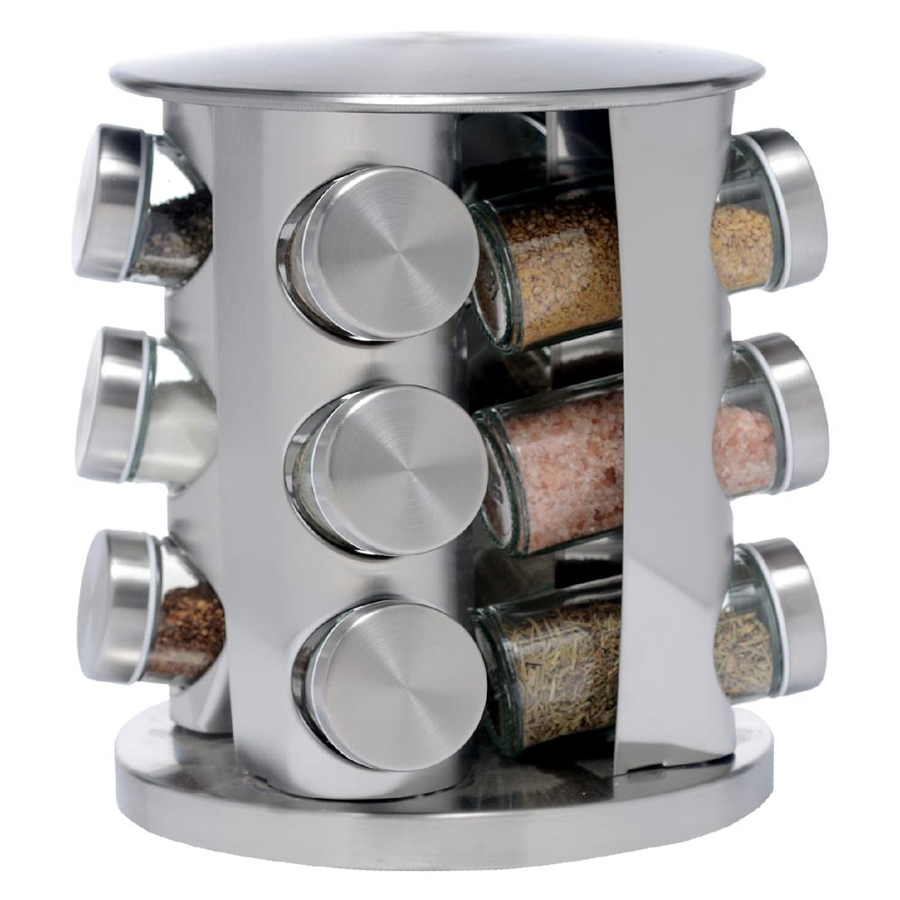 Especiero Moderno Giratorio Organizador de Cocina 12 Frascos