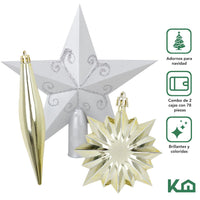 Thumbnail for Adornos Navidad Para Arbol 78 Pz Esferas Decoración Navideño KingsHouse