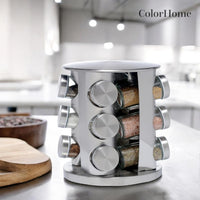 Thumbnail for Especiero Moderno Giratorio Organizador de Cocina 12 Frascos