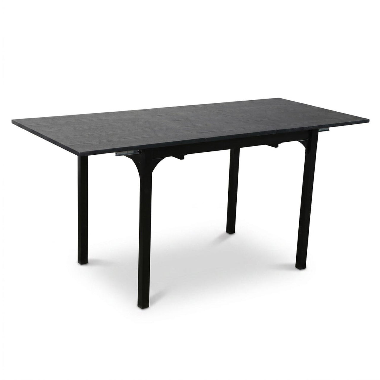 Comedor Mesa Extensible Rectangular 6 Sillas Madera y Metal