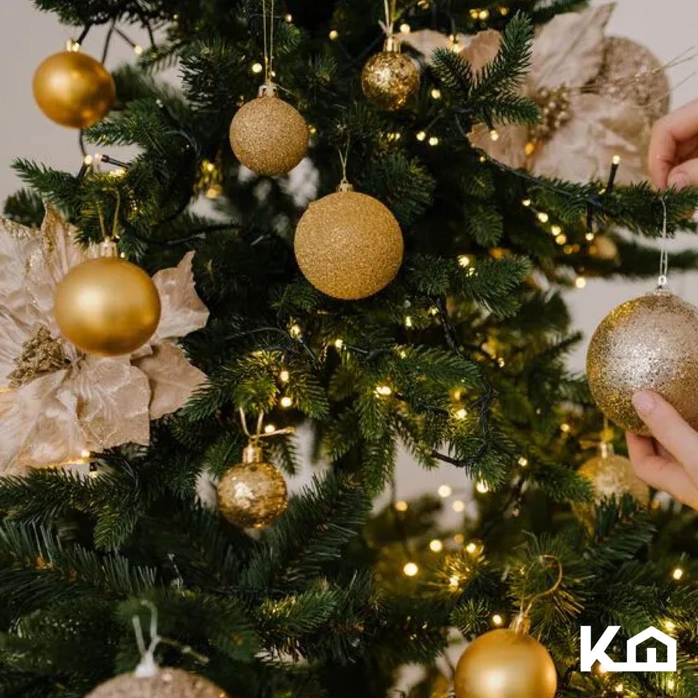 Adorno Navidad 48pz Decoracion Esferas Navideñas 4cm