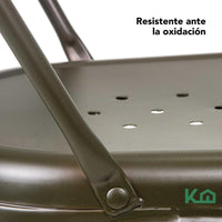 Thumbnail for Silla Tolix Metal Comedor Casa Restaurante Exterior 4 Piezas