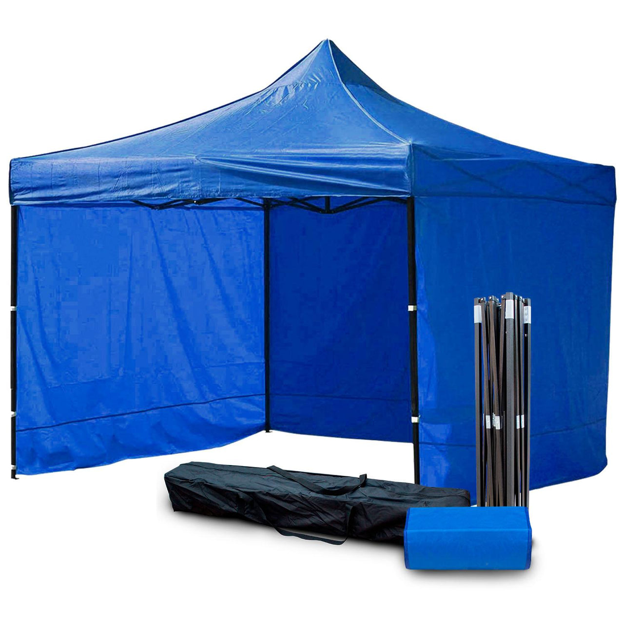 Toldo Carpa Con Pared Impermeable Plegable Acero 3x3 M