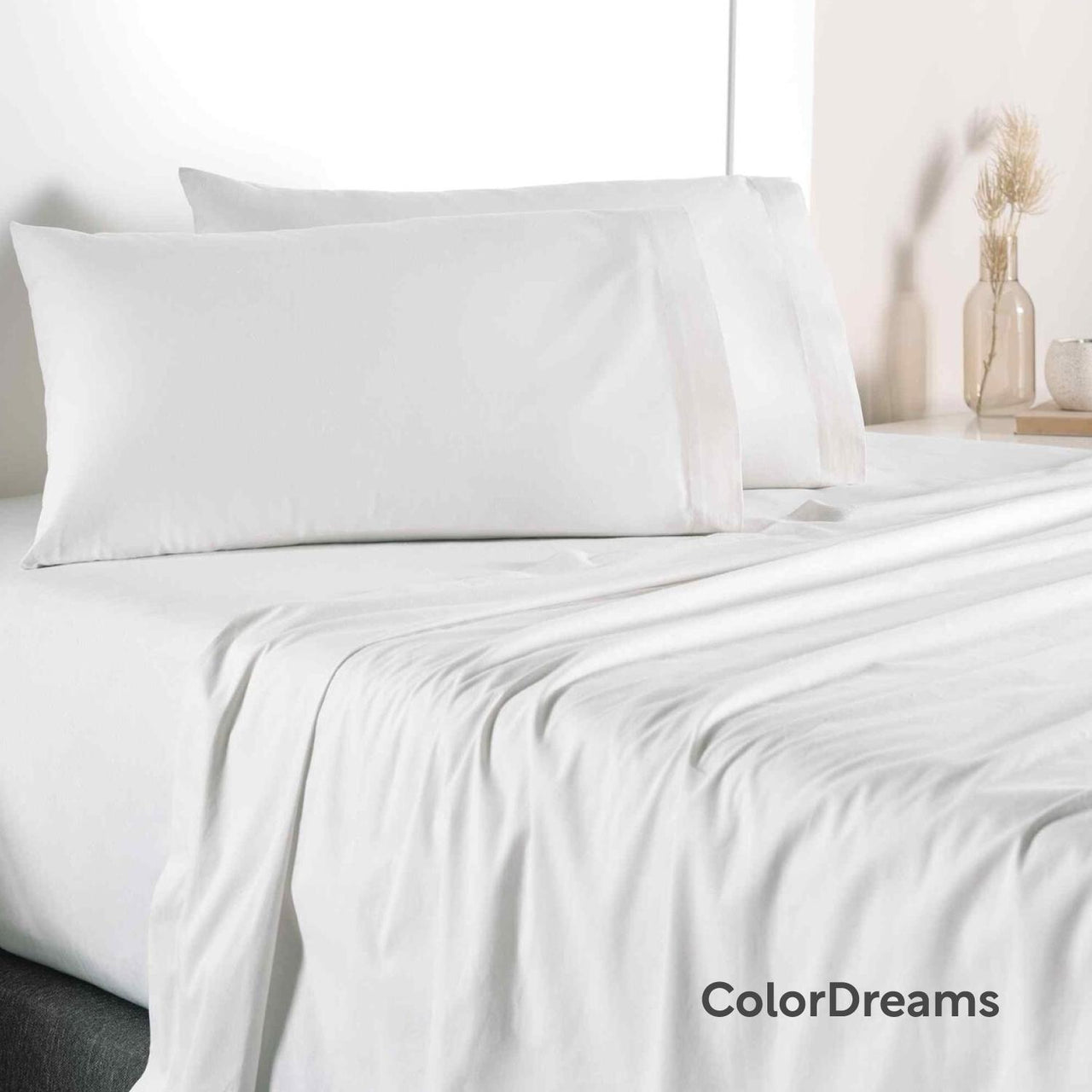 Juego Sabanas Queen Hipoalergenicas 4 pzas Colordreams