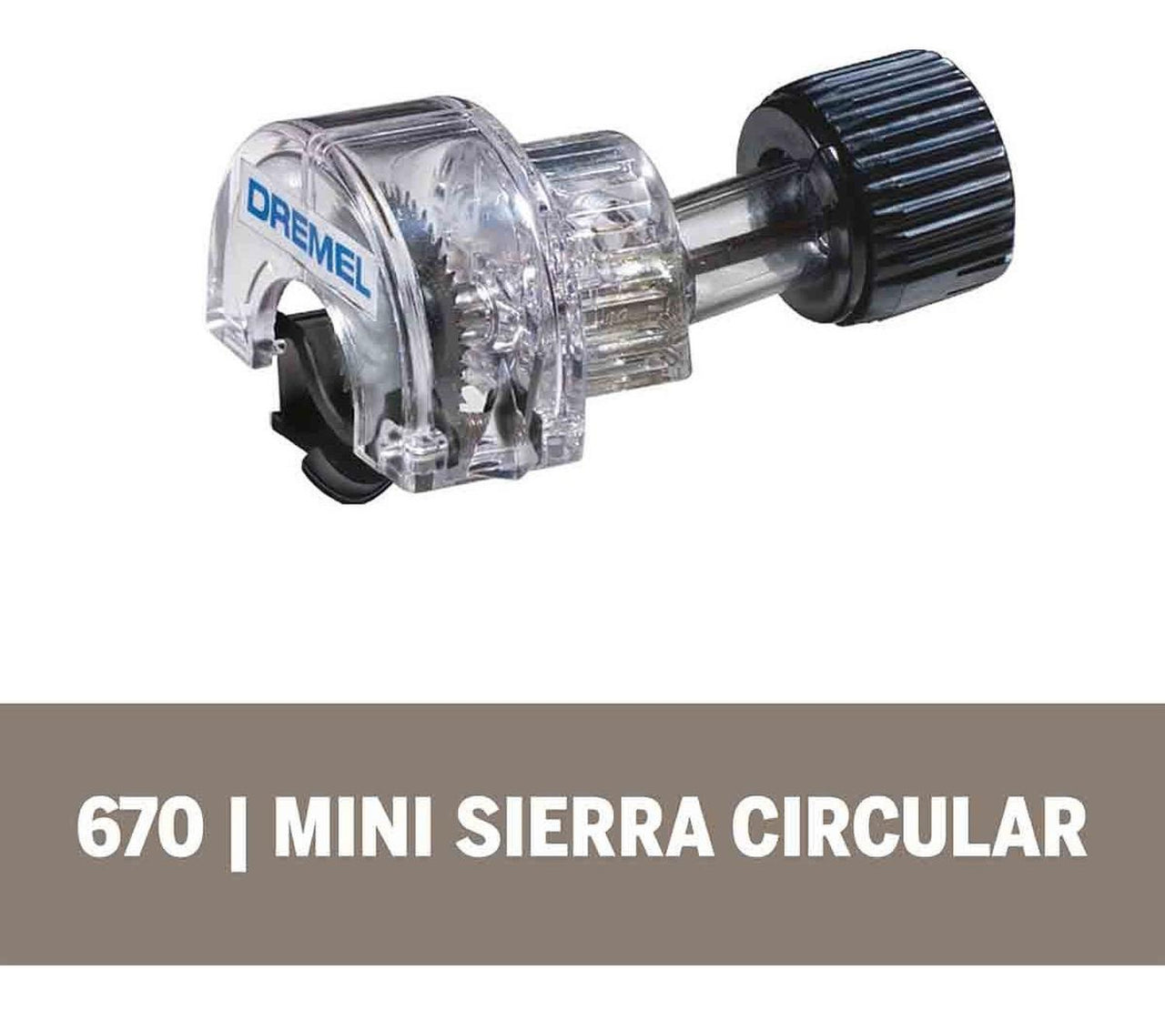 Minisierra Accesorio Mototool 670 Madera Aluminio Dremel