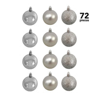Thumbnail for Adorno Navidad 72pz Decoracion Esferas Navideñas 4cm