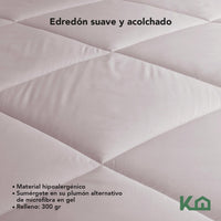 Thumbnail for Colchón Matrimonial Memory + Juego De Sábanas + Edredón 5 Pz