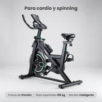 Thumbnail for Bicicleta Fija Spinning Pro Rueda 15kg Estática Cardio Hogar
