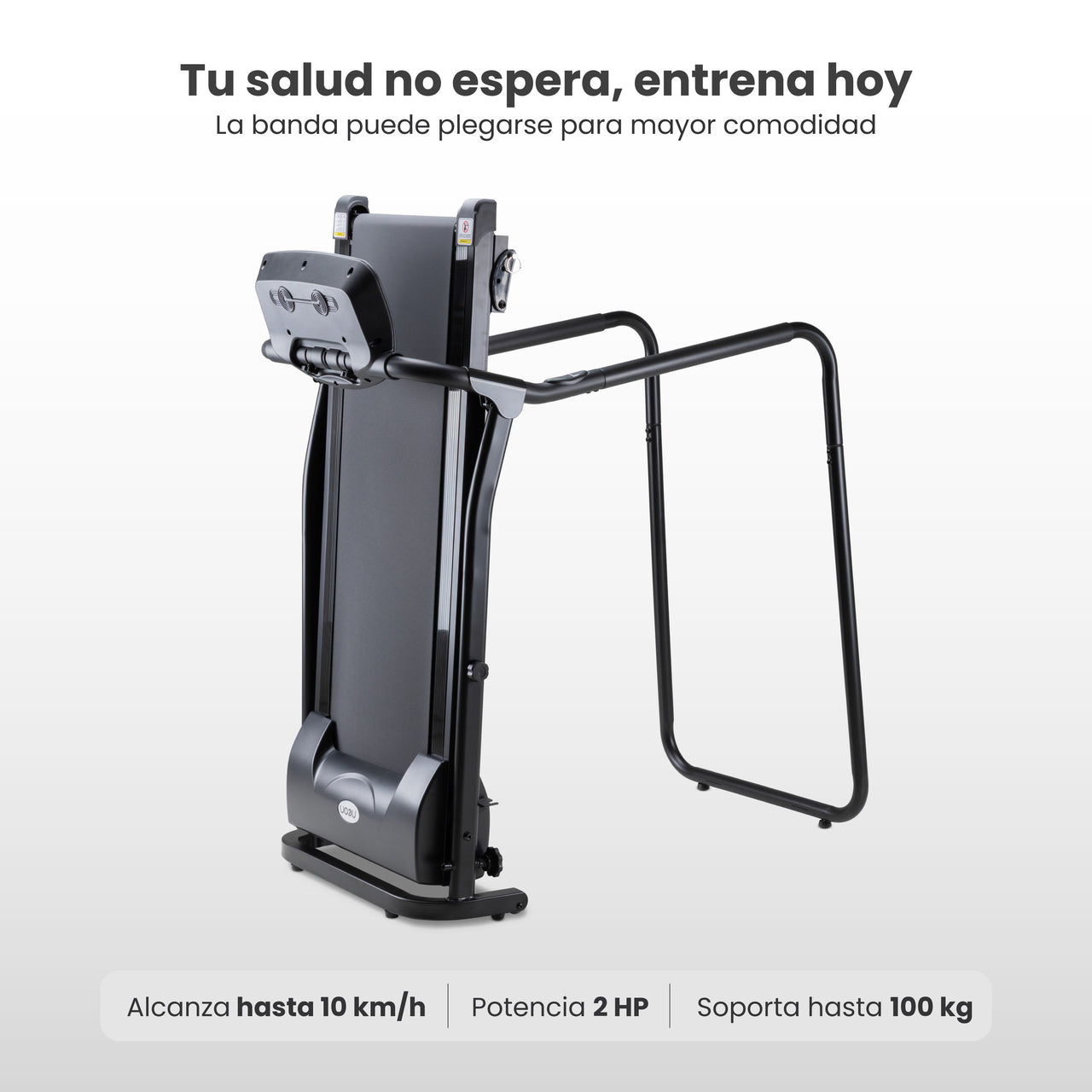 Caminadora Eléctrica Plegable 3 Niveles de Inclinación