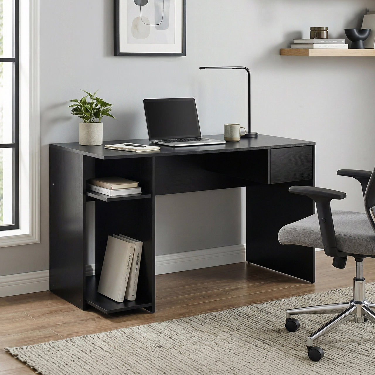 Escritorio Gamer Minimalista para Gaming Moderno Madera