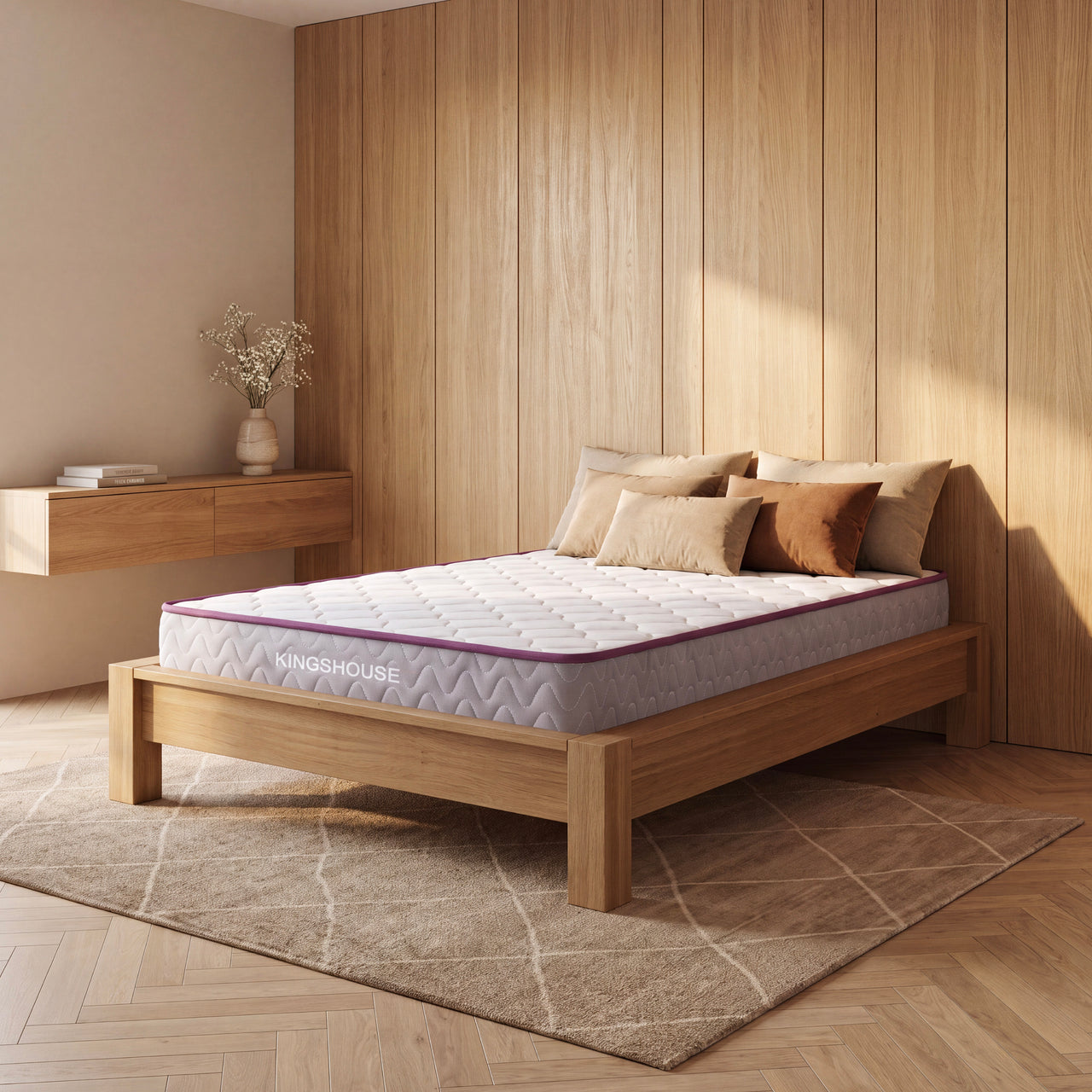 Colchón Individual Kingshouse | Memory Foam 18cm | En Caja