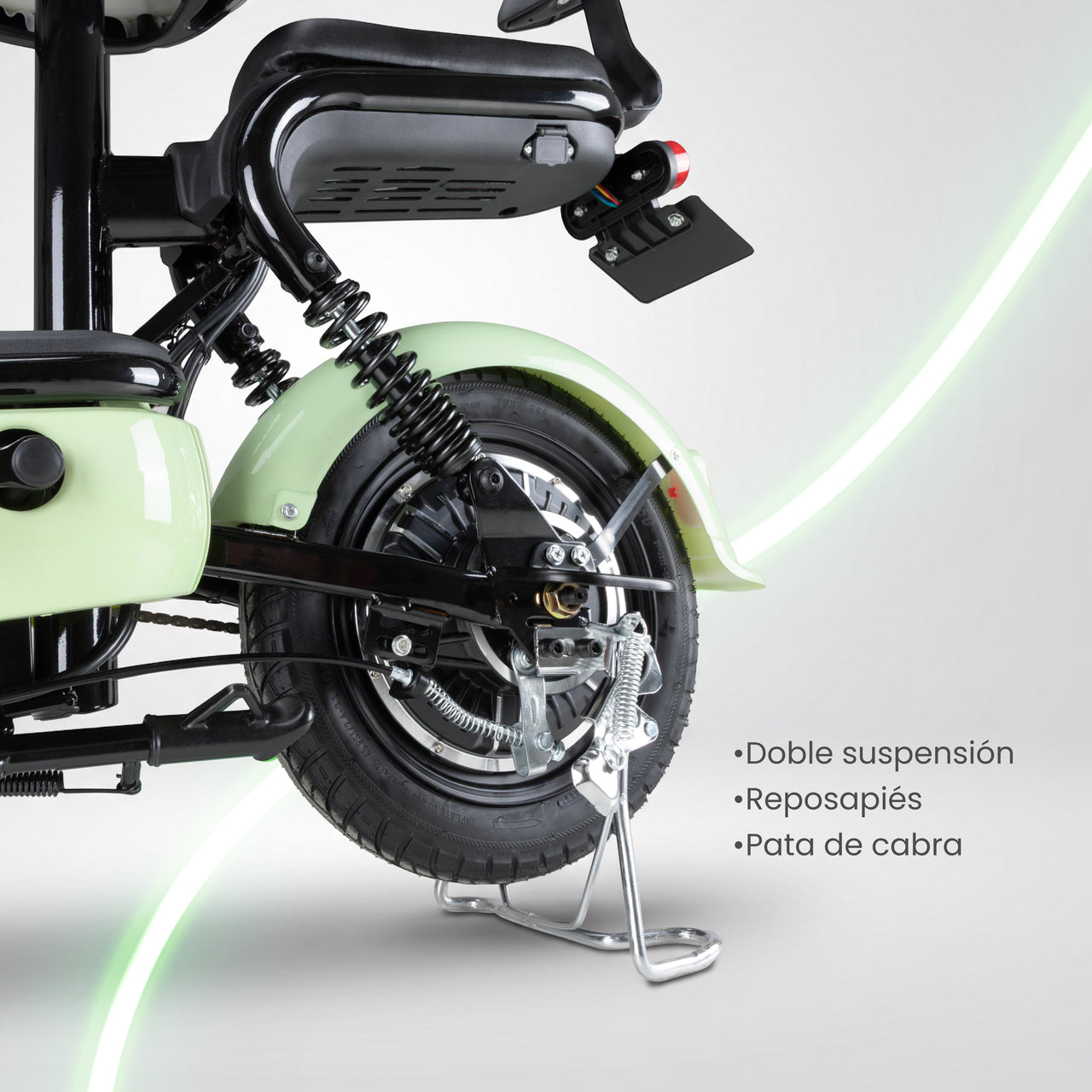 Bicicleta Eléctrica 350w 38km/h Acero 150 Kg Canastilla 50km