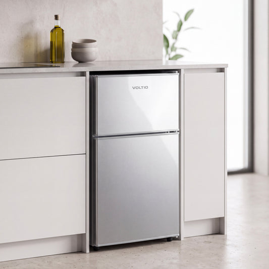 Refrigerador Frigobar 85 L 3 Pies Doble Puerta Congelador