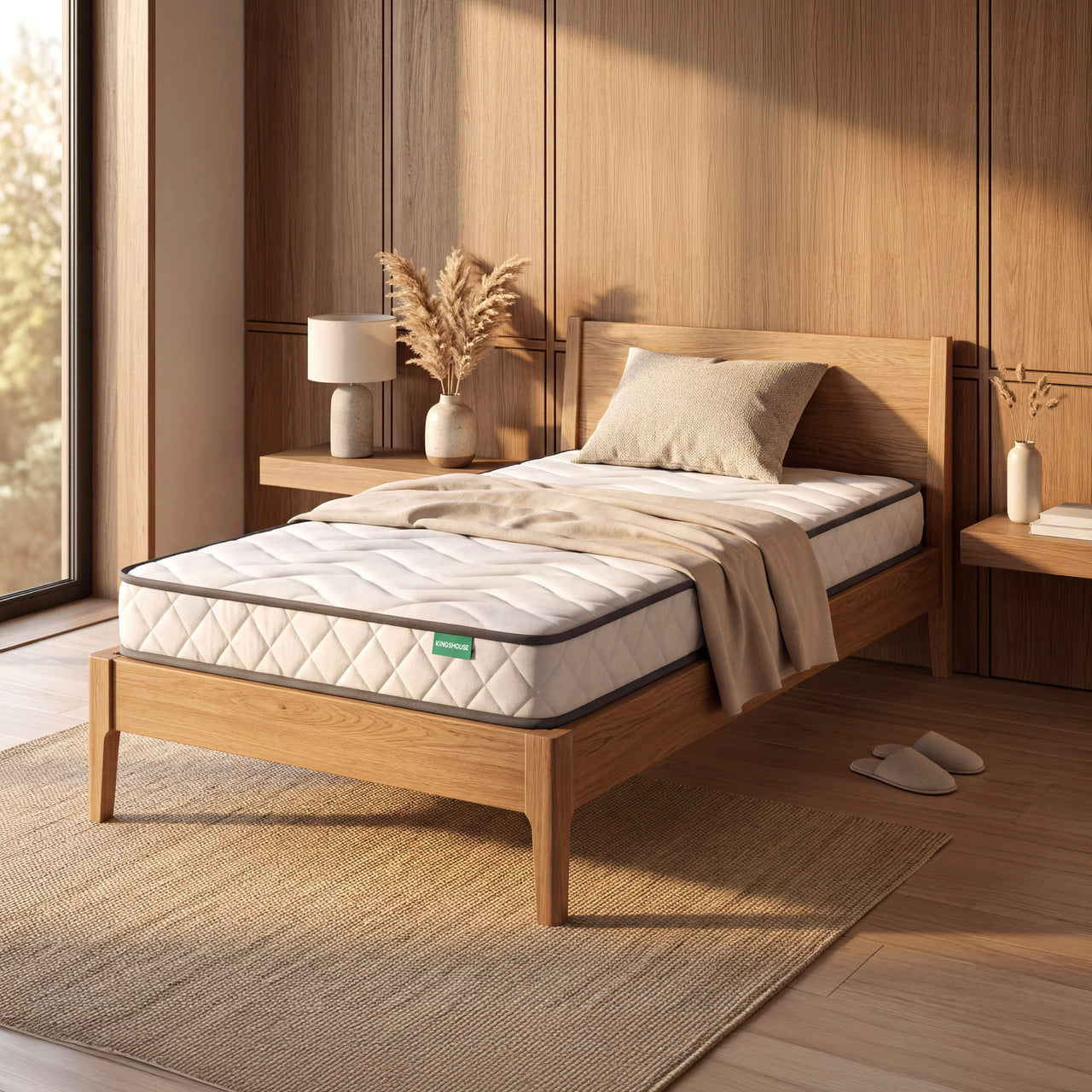 Colchoneta Individual 80 cm Kingshouse Memory Foam | En Caja