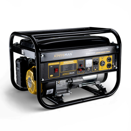Generador Portatil De Luz 110/220v A Gasolina 7.5hp 3000w Amarillo King3000