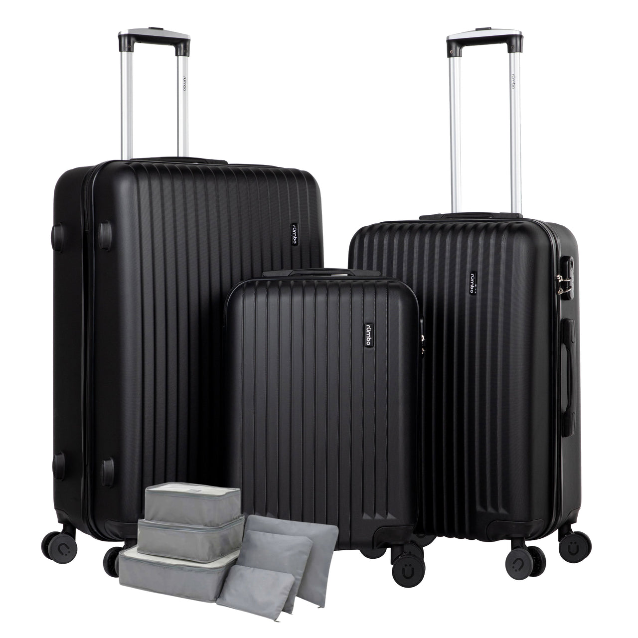 Set de 3 Maletas Rígidas con Ruedas Carry On 10 kg, 20 kg