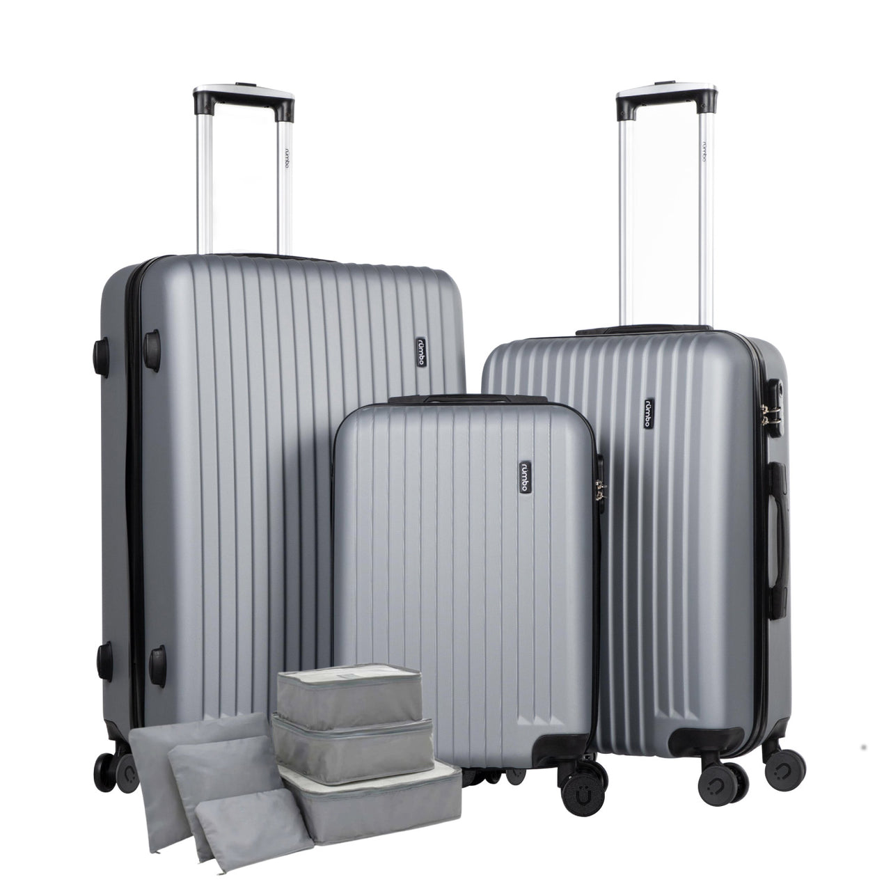 Set de 3 Maletas Rígidas con Ruedas Carry On 10 kg, 20 kg