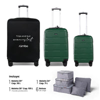Thumbnail for Set de 3 Maletas Rígidas con Ruedas Carry On 10 kg, 20 kg