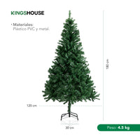 Thumbnail for Árbol Pino Navidad 1.80 m Artificial 800 Ramas con Soporte