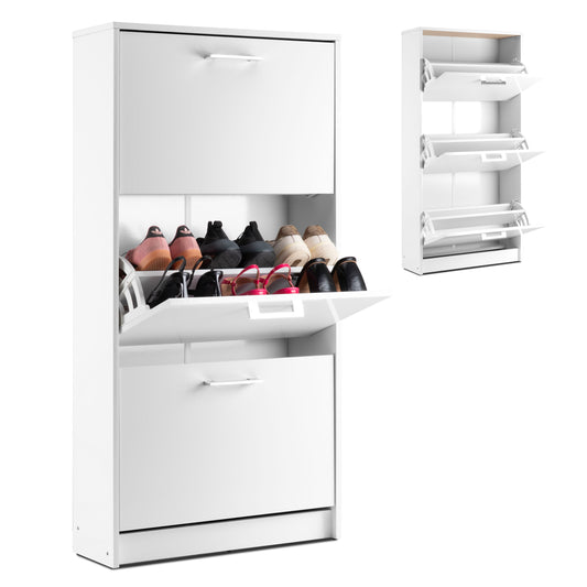 Zapatero Organizador Zapatera De Madera 18 Pares 3 Niveles