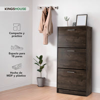 Thumbnail for Mueble Zapatero para Entrada o Recibidor 18 Pares Zapatos