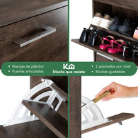 Thumbnail for Mueble Zapatero para Entrada o Recibidor 18 Pares Zapatos