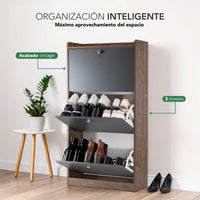 Thumbnail for Mueble Zapatero Gabinete Madera Organizador con 3 Niveles