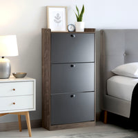 Thumbnail for Mueble Zapatero Gabinete Madera Organizador con 3 Niveles