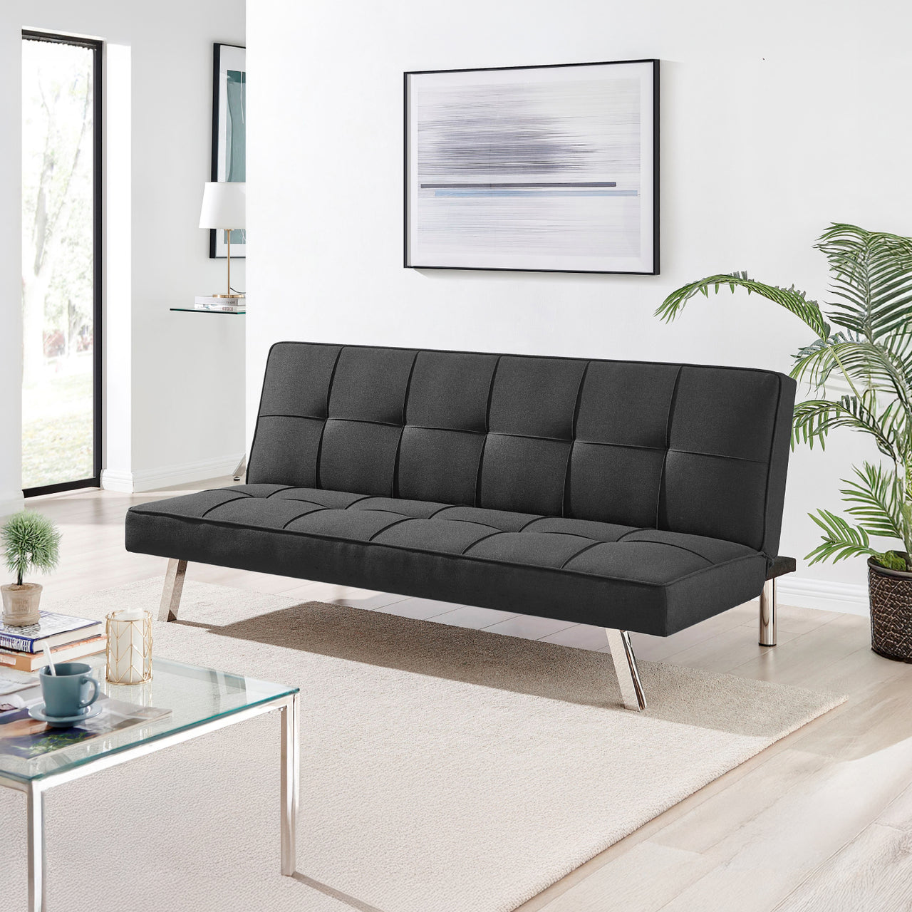 Sofá Cama Plegable Silla Convertible Sillón Sala Moderna
