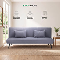 Thumbnail for Sofá Cama Individual Reclinable Plegable de 3 Posiciones