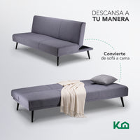 Thumbnail for Sofá Cama Individual Reclinable Plegable de 3 Posiciones