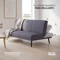Thumbnail for Sofá Cama Individual Reclinable Plegable de 3 Posiciones