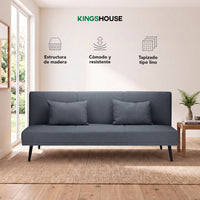 Thumbnail for Sofá Cama Individual Reclinable Plegable de 3 Posiciones