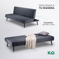 Thumbnail for Sofá Cama Individual Reclinable Plegable de 3 Posiciones