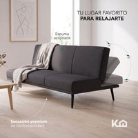 Thumbnail for Sofá Cama Individual Reclinable Plegable de 3 Posiciones