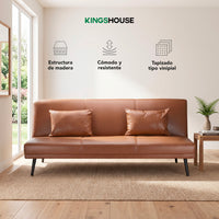 Thumbnail for Sofá Cama Individual Reclinable Plegable de 3 Posiciones