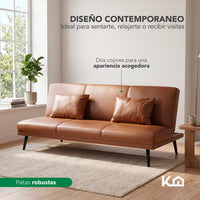 Thumbnail for Sofá Cama Individual Reclinable Plegable de 3 Posiciones