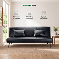 Thumbnail for Sofá Cama Individual Reclinable Plegable de 3 Posiciones