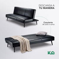 Thumbnail for Sofá Cama Individual Reclinable Plegable de 3 Posiciones