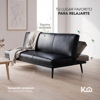 Thumbnail for Sofá Cama Individual Reclinable Plegable de 3 Posiciones
