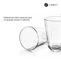 Thumbnail for Vajilla 24 Piezas Opal Moderna Cuadrada Vasos Vidrio Calypso