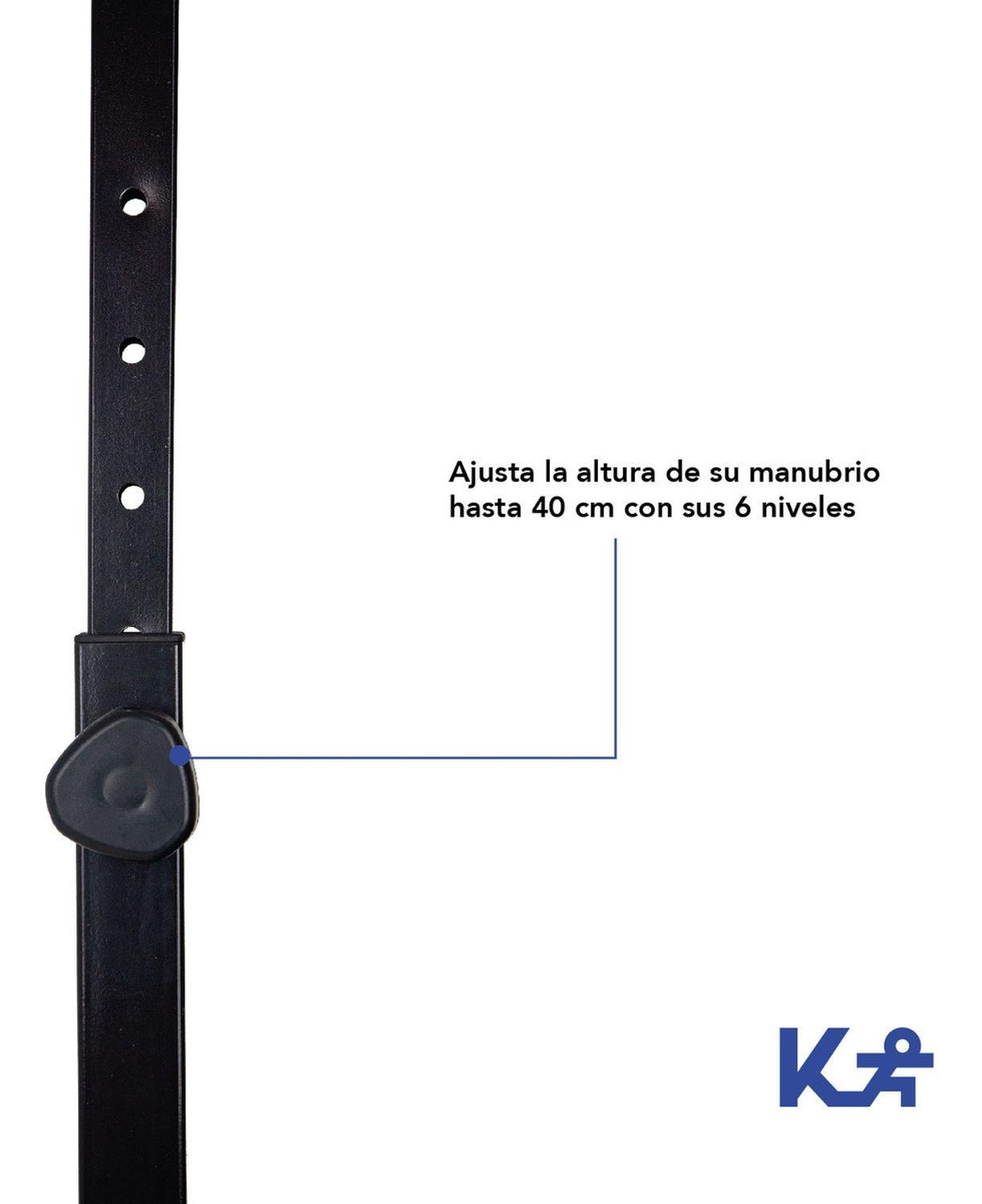 Trampolín 50” Hexagonal Plegable en 2 C/Soporte Ajustable Cap. 200 Kg C/6 Ligas color negro Kingsports