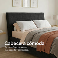 Thumbnail for Cama Matrimonial ColorDreams | Madera Tapizada | 204x137 cm