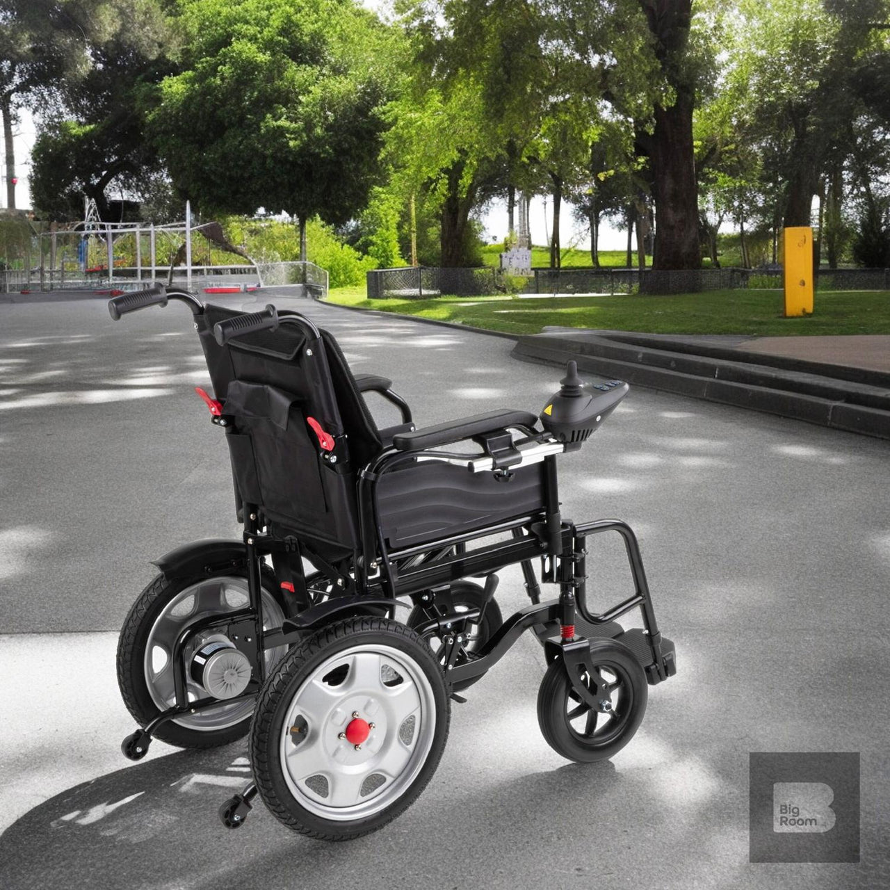 Silla De Ruedas Plegable Eléctrica Todoterreno Portatil Lujo